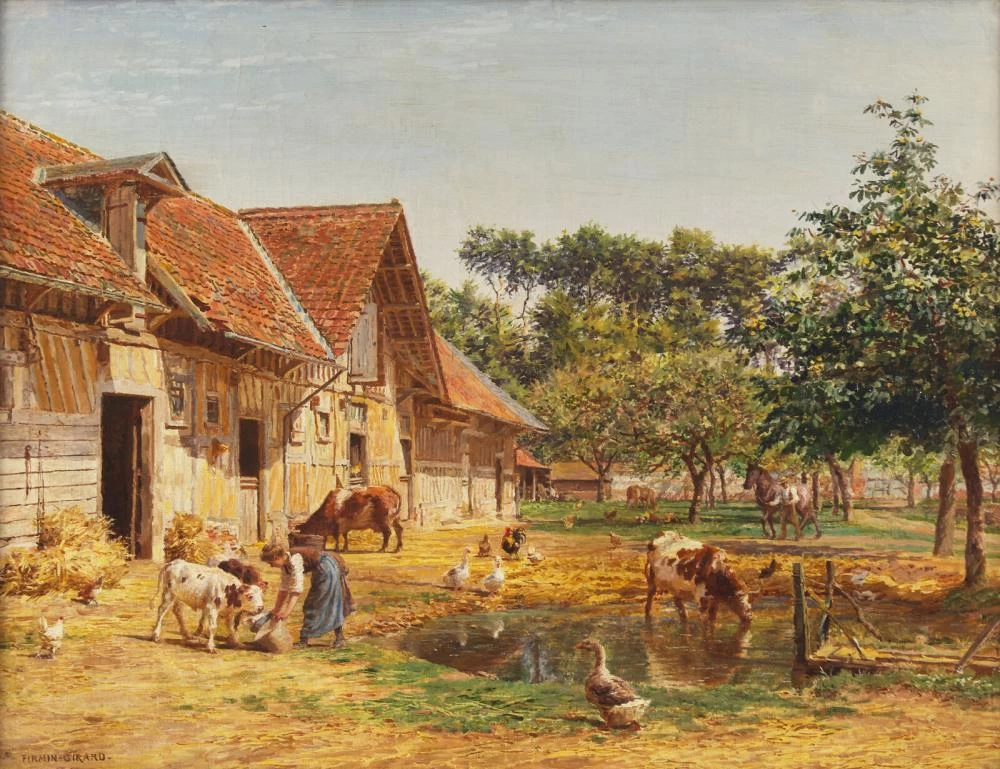 Marie - François Firmin, Girard, La vecchia fattoria